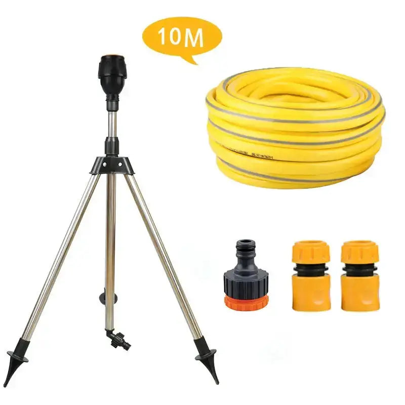 360° Rotating Garden Sprinkler with Tripod Irrigation Stand by Habicare