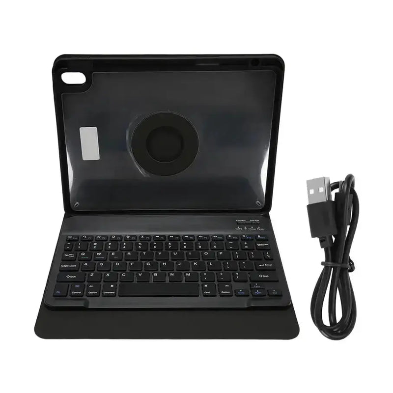 techplus 360° Rotating iPad 10.2" 8th Generation (2020) Keyboard Case with Wireless Bluetooth Keyboard 360 Degree Rotating Keyboard Case for iPad 10.2