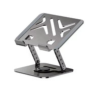 techplus 360° Rotating Laptop Stand | Adjustable Metal Desk Holder for Laptop & Tablet up to 17 Inch 360° Rotating Laptop Stand | Adjustable Metal Desk Holder for Laptop & Tablet up to 17 Inch