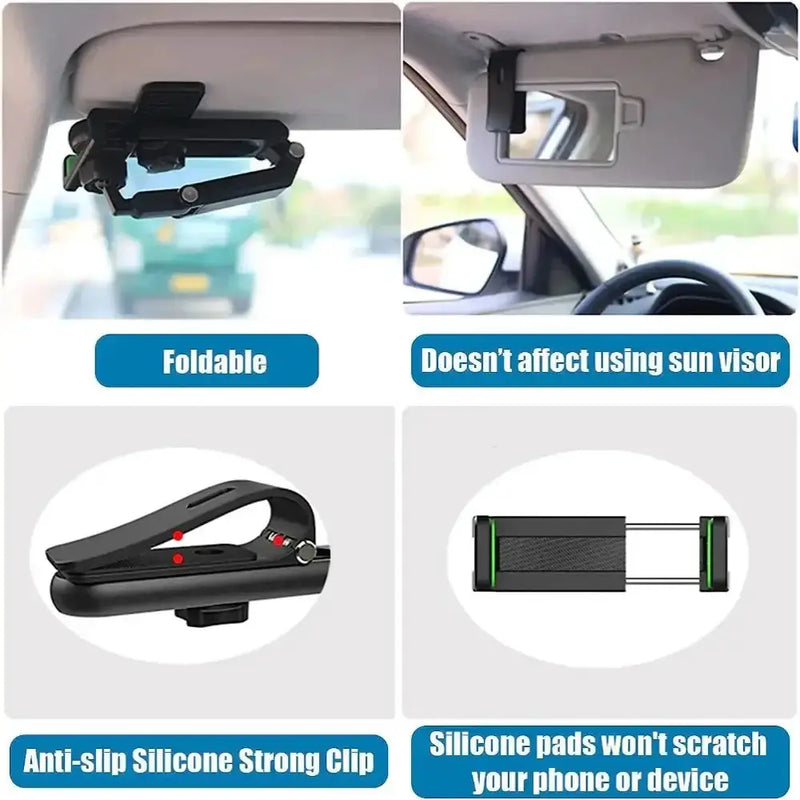 360° Rotating Sun Visor Phone Holder for RV's & Caravans by Habicare