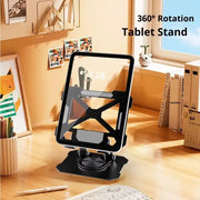 techplus 360° Rotating Tablet & Phone Stand | Adjustable Metal Desktop Holder for Smartphones, iPad & Tablets 360° Rotating Tablet & Phone Stand | Adjustable Metal Desktop Holder for Smartphones, iPad & Tablets