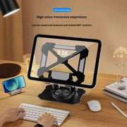 techplus 360° Rotating Tablet & Phone Stand | Adjustable Metal Desktop Holder for Smartphones, iPad & Tablets 360° Rotating Tablet & Phone Stand | Adjustable Metal Desktop Holder for Smartphones, iPad & Tablets