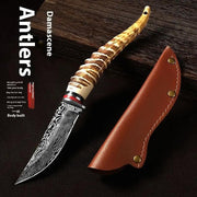 Factory Mongolia Handle Meat Knife Sheep horn knife by China Dropship