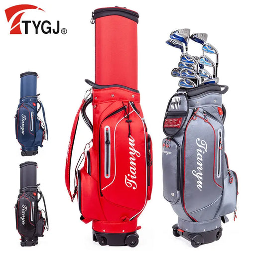 Golf Travel Bag with 4-Wheel Design and Dual Cap Holder by Action Outdoors Limited