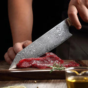 Damascus Steel Kitchen Western-style Knife Picture Color by China Dropship