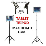 Tablet iPad Floor Stand Adjustable Holder For 10.2 10.9 11 12 inch by salelink.co.nz
