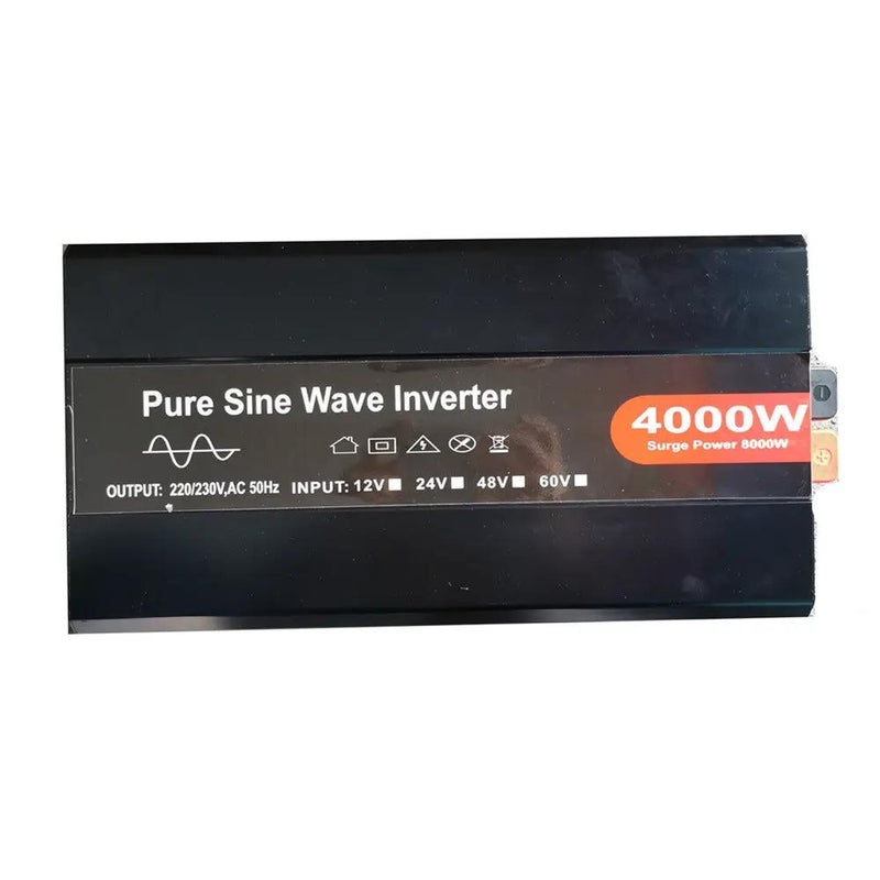 POWER INVERTER PURE SINE WAVE 4000W MAX 8000W 12V-250V CAR CARAVAN CAMPING BOAT by salelink.co.nz