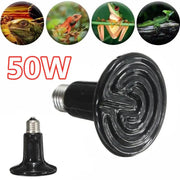 50W E27 Infrared Ceramic Heat Emitter Lamp Bulb For Reptile Pet Brooder by salelink.co.nz