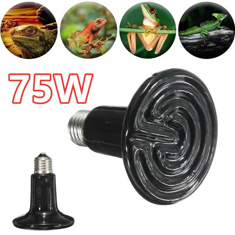75W E27 Infrared Ceramic Heat Emitter Lamp Bulb For Reptile Pet Brooder by salelink.co.nz
