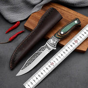 Stainless Steel Portable Portable Handle Meat Kitchen Knife Green No 7 Knife by China Dropship
