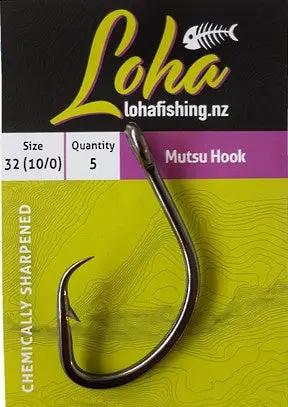 Loha HOOKS Loha Mutsu Hook size 23 (6/0) 10pk Loha Mutsu Hook Size 23 6/0 10pk Precision Angling