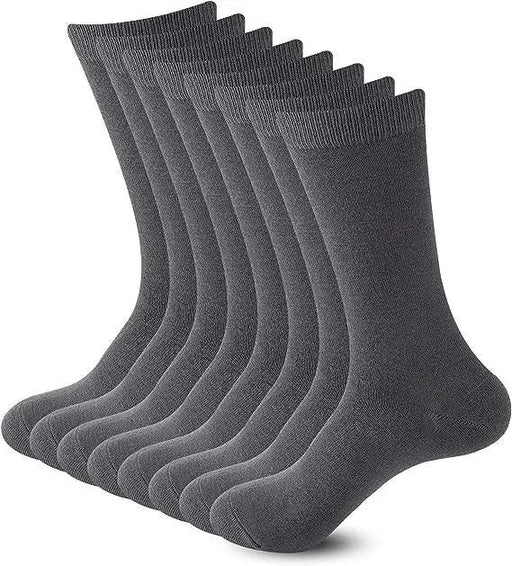 Business Socks Crew Socks Grey (12 Pairs) Men's Dress Socks - SIZE7-10 by dealonline.co.nz