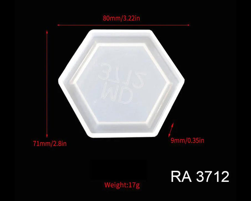 Coaster Moulds for DIY Craft and Resin Art - 05 by Resin Art NZ