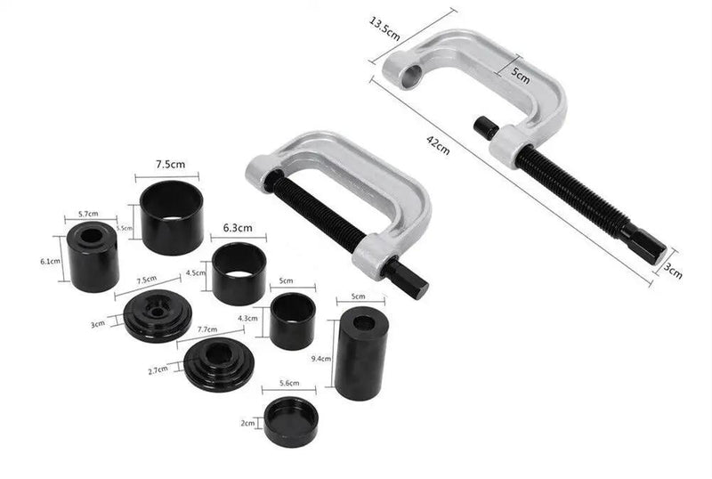 10pc Ball Joint Service Kit Remover Separator Adaptor 4x4 Garage Tool Car Van by salelink.co.nz
