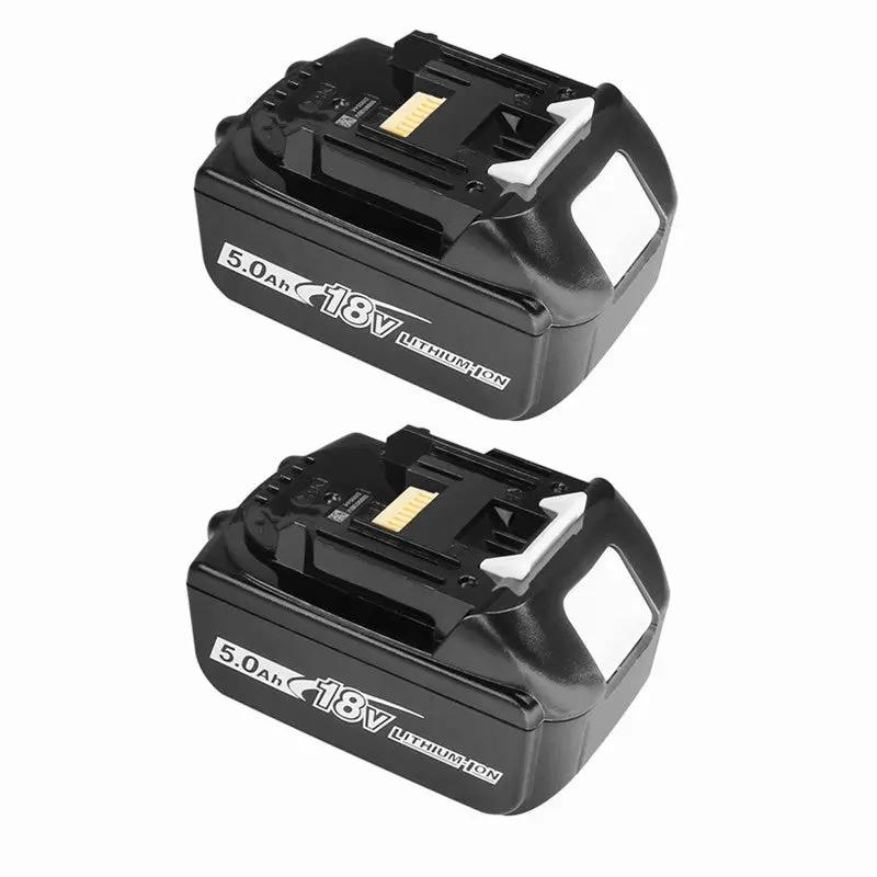 2PCS For Makita 18V 5.0Ah 5000mAh Battery by salelink.co.nz