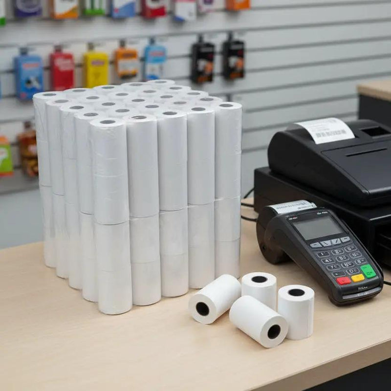 dealonline.co.nz dealonlinenz Bulk 100 Pack Rolls 57x38mm Thermal Eftpos Paper Rolls For Pos Terminals Thermal EFTPOS Paper Rolls 57x38mm 12m 100 Rolls