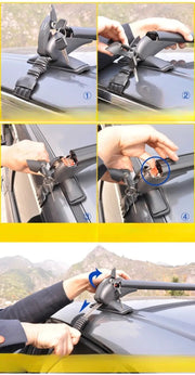 Universal Car Roof Rack Cross Bars by salelink.co.nz