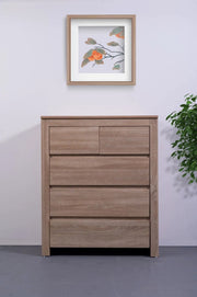 Byron Light Oak Tall Boy by sue-e furniture