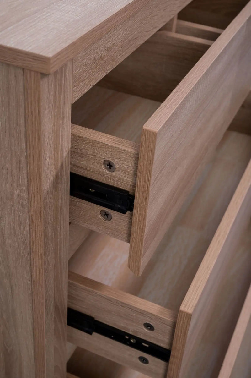 Byron Light Oak Tall Boy by sue-e furniture
