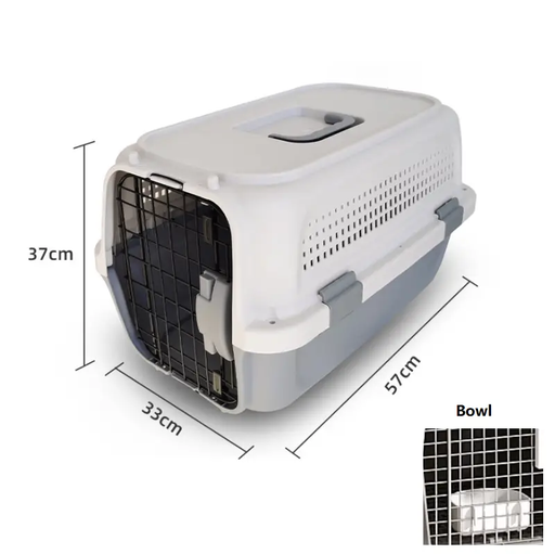 PP 30 Airline Approved Pet Carrier AIR NZ TRAVEL CAGE 58cm With Bowl by dealonline.co.nz
