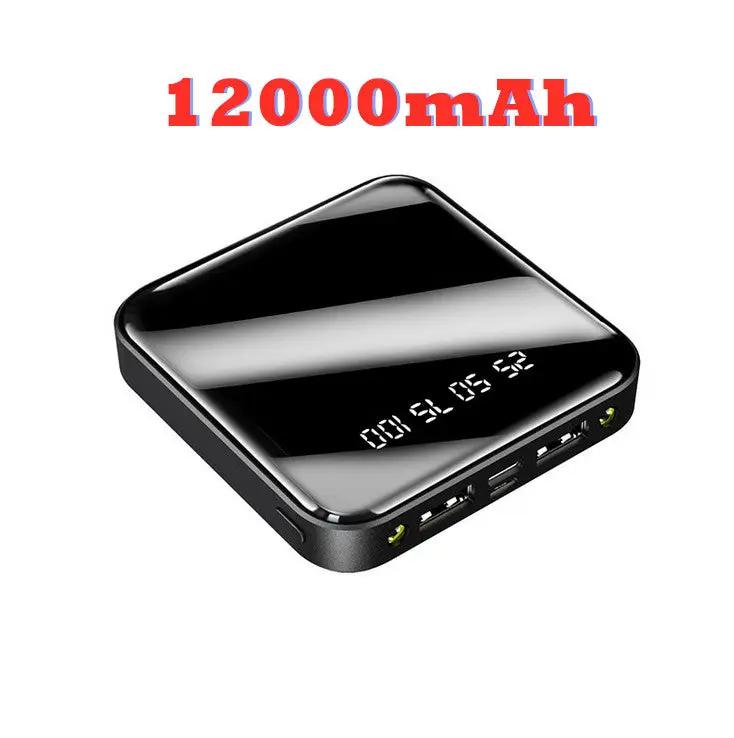 12000mAh Power Bank Type C Universal 2USB Charge Portable Battery Pack by salelink.co.nz