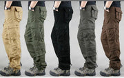 Cargo Pants Outdoor Solid Color Trousers Hiking Work Pants by dealonline.co.nz