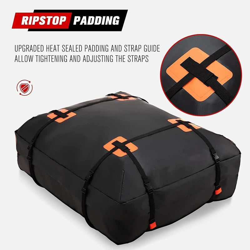Waterproof Roof Top Rack Bag Cargo Carrier Car Luggage Storage Outdoor by salelink.co.nz