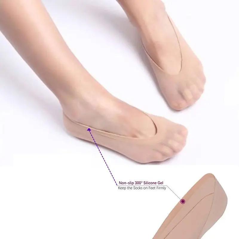 Invisible Low Cut Anti Slippery Stretchy Loafer Boats Socks by dealonline.co.nz