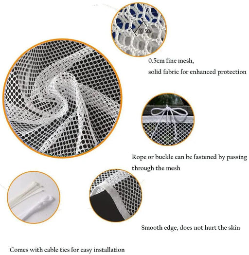 Child Safety Net White 2Mx78cm by salelink.co.nz