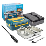 Portable Electric Heated Heating Lunch Box Bento Food Warmer 12V by salelink.co.nz