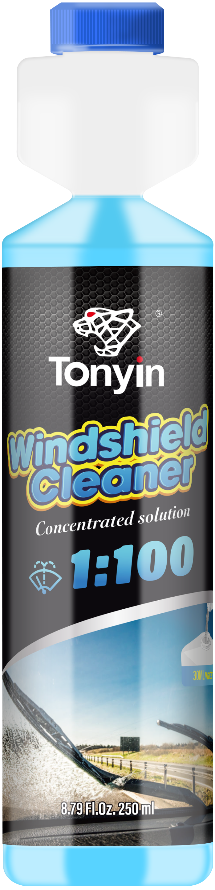 TONYIN WINDSHIELD CLEANER 250ML (1:100) (TN05B) by Racing Pro NZ Ltd