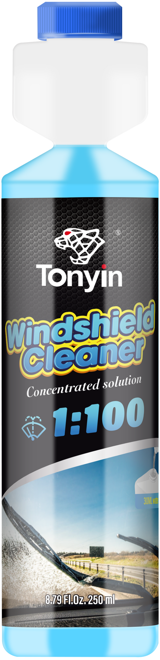 TONYIN WINDSHIELD CLEANER 250ML (1:100) (TN05B) by Racing Pro NZ Ltd