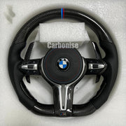 BMW Steering Wheel (Carbon Fiber+Perforated Leather) @37 by CARBONISE