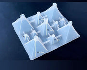 11 Pieces Pyramids Moulds Combo by Resin Art NZ