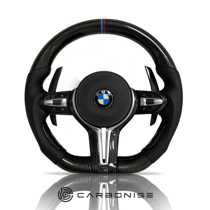 BMW Steering Wheel (Carbon Fiber+Perforated Leather) @37 by CARBONISE