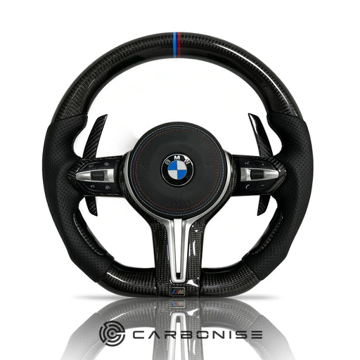 BMW Steering Wheel (Carbon Fiber+Perforated Leather) @37 by CARBONISE