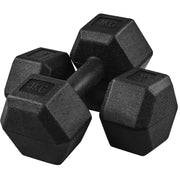 2x4kg (Sold in Pair) Hex Dumbbells Set by Yaheetech