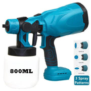 Cordless High Pressure Spray Gun Paint Sprayer Fits Makita 18V Battery by salelink.co.nz