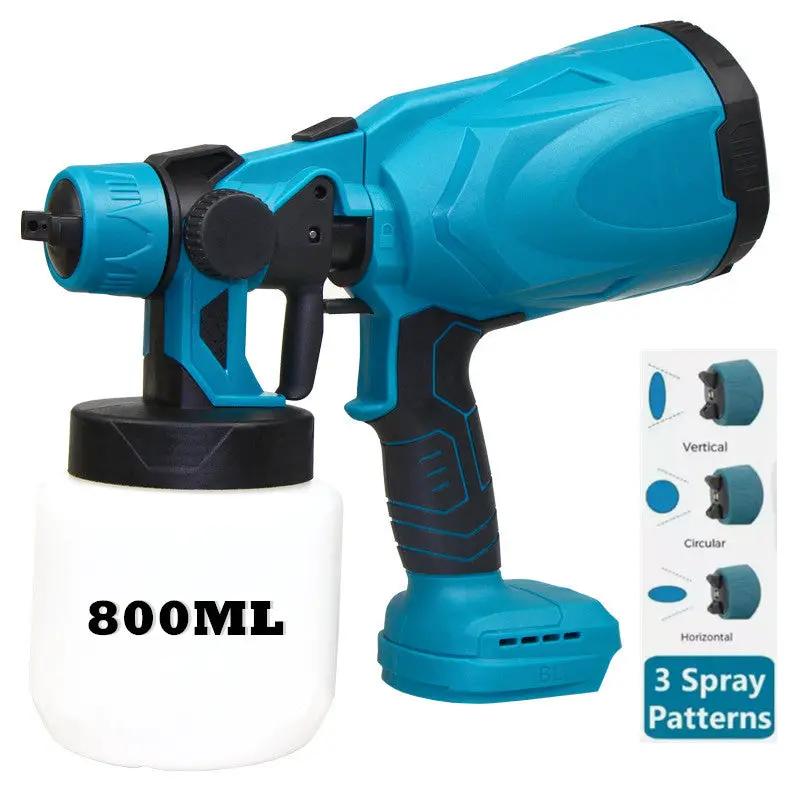 Cordless High Pressure Spray Gun Paint Sprayer Fits Makita 18V Battery by salelink.co.nz