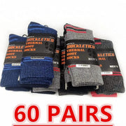 (60 Pairs) Thermal Crew/Work Socks Boot Socks by dealonline.co.nz