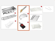 Foldable Stainless Steel BBQ Stove Grill Combo 2 by dealonline.co.nz