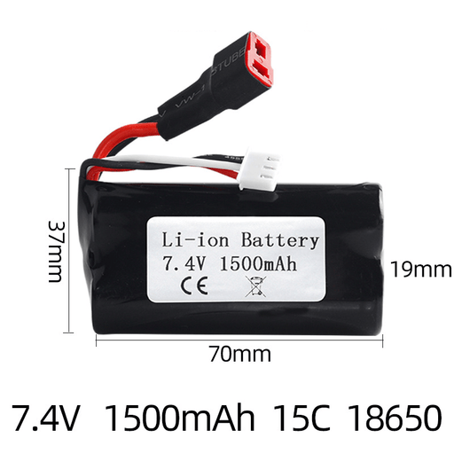dealonline.co.nz dealonlinenz 7.4V 1500mAh Li-ion Rechargeable Battery for RC Car 7 4V 1500mAh Li Ion RC Car Battery Pack For RC Cars