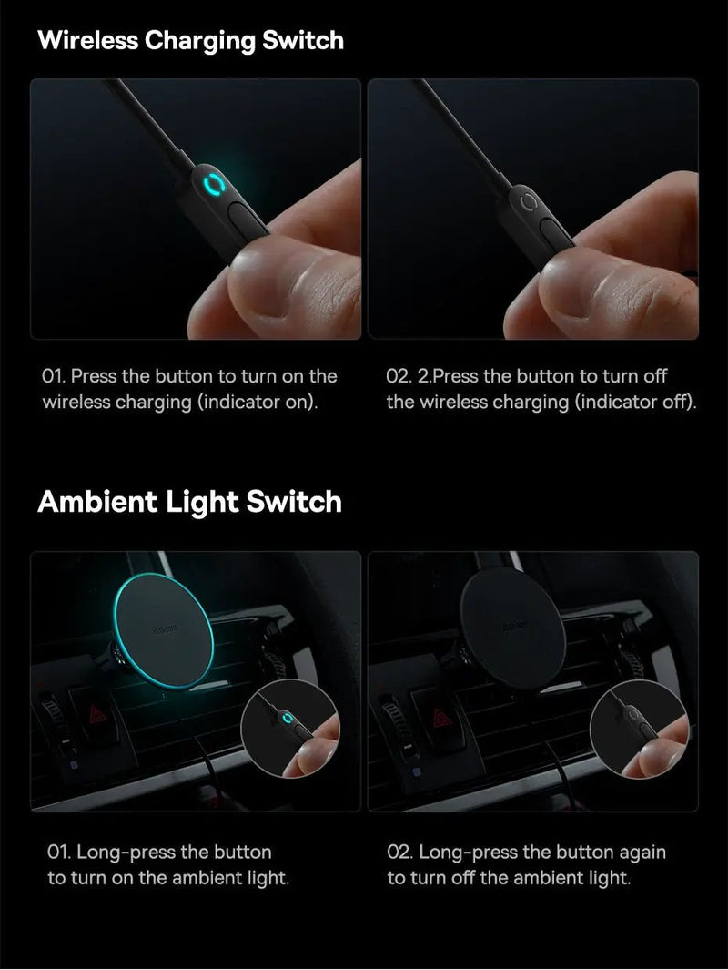 Wireless Fast Car Charger for iPhone by salelink.co.nz