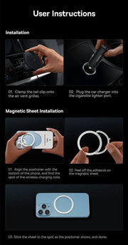 Wireless Fast Car Charger for iPhone by salelink.co.nz