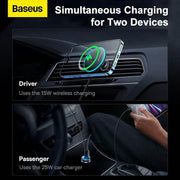 40W Car Magnetic Wireless Charger by salelink.co.nz