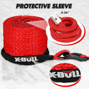 X-BULL Synthetic Winch Rope Cable Line 25M 32000LBS by salelink.co.nz