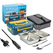 Portable Electric Heated Heating Lunch Box Bento Food Warmer 12V by salelink.co.nz