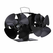 Two Heads Stove Fan Wood Log Burner Fireplace by salelink.co.nz
