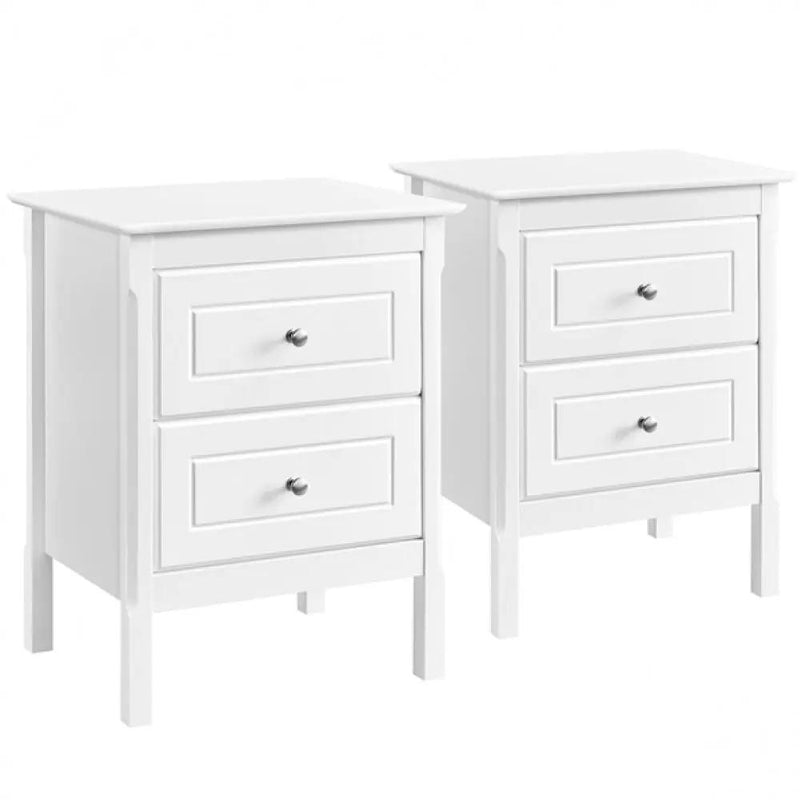 1 Pair End Tables Side Table Nightstand by Yaheetech