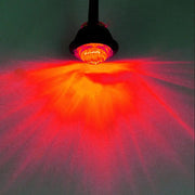 10X Round Marker Lights Red LED Truck Trailer Side Clearance Indicators Light by salelink.co.nz
